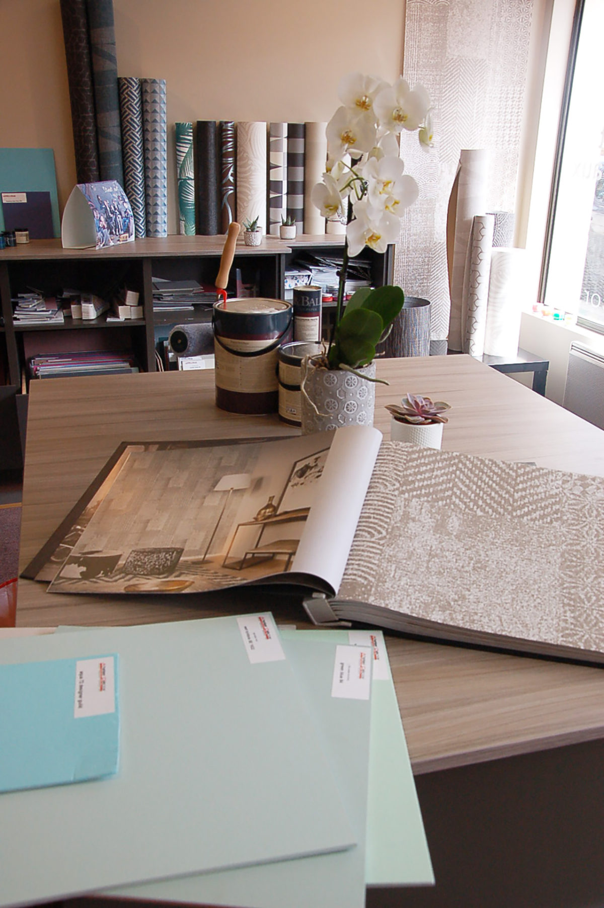 Papier peint - travaux - sarl Atelier Décor Saint-Malo